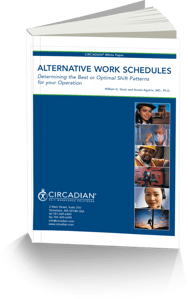 3D Cover | Circadian White Paper_ Alternative Work Schedules _ Determining the Best or Optimal Shift Patterns for Your Operation