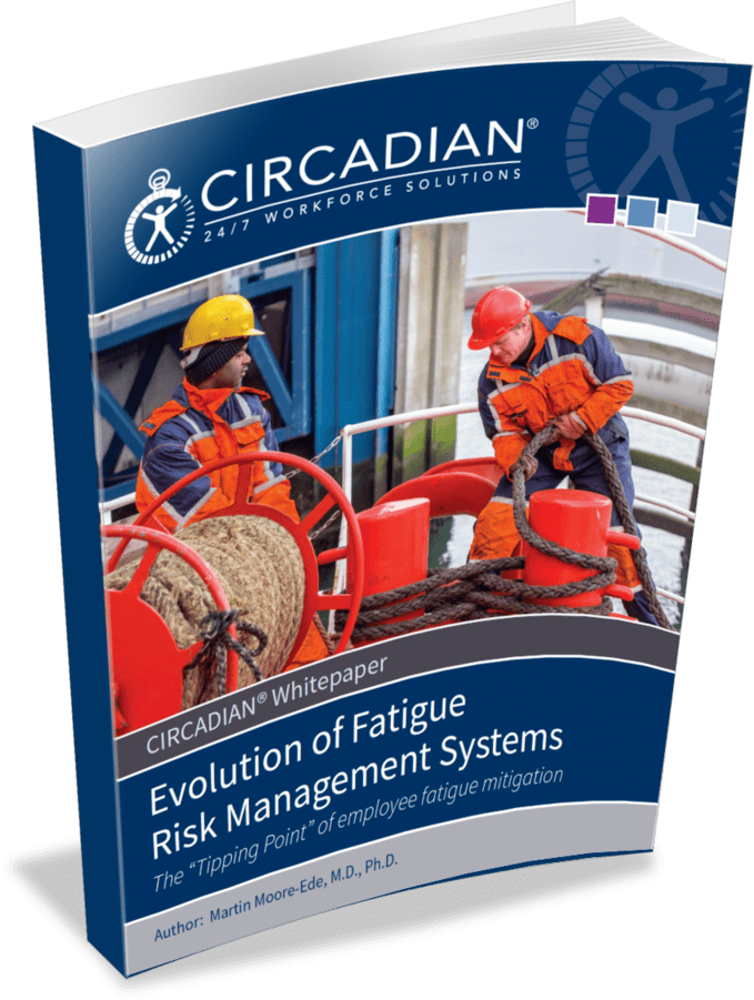 3D Cover | Circadian Whitepaper_ Evolution of Fatigue Risk Management Systems _ The _Tipping Point_ of employee fatigue mitigation